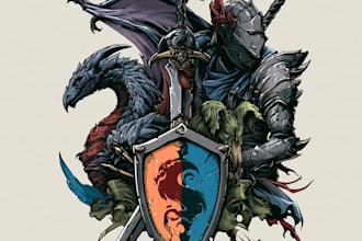 create a fantasy logo