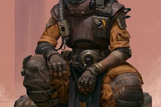 design scifi superheroes with detailed costumes and armor