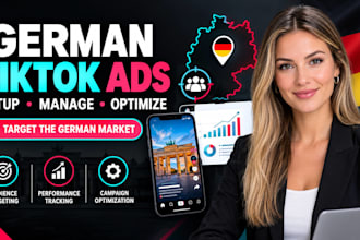 setup, manage german tiktok ads campaign, germany tik tok video ads, tiktok ads