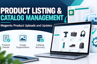 upload and manage product listings in magento
