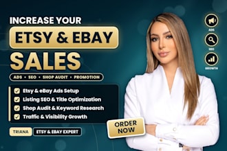 do etsy store promotion, ebay promotion and store marketing to boost sales
