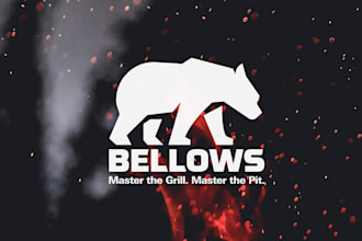 do unique industrial bear manufacturer logo design