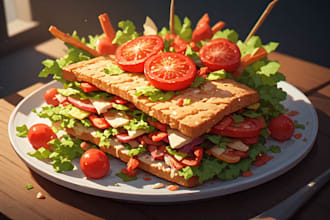 food pop art of your food pop art