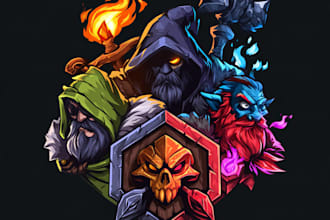 create a fantasy logo