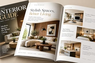 catalogues design and magazine ads design