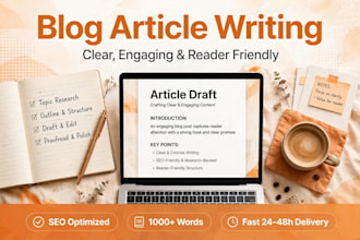 write SEO blog article for your website