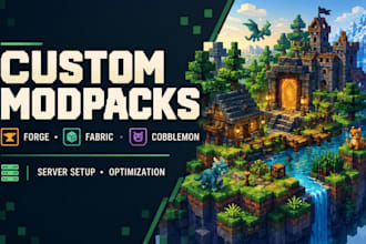 create custom minecraft modpack cobblemonserver setup optimization forge fabric