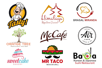 create unique restaurant food logo design