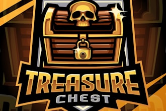 create high quality attractive treasure logo with unlimited revisions
