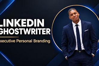 ghostwrite linkedin thought leadership posts for executive personal branding
