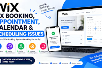 fix wix booking, appointment, calendar and scheduling issues