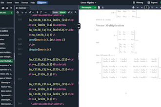 typeset your math documents into professional latex pdfs