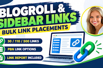 build blogroll and sidebar backlinks for off page SEO
