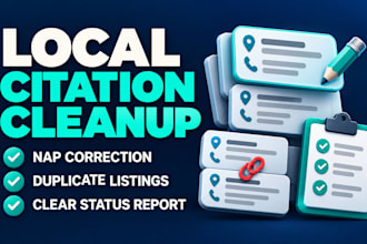 audit local citations and fix nap errors and duplicate listings