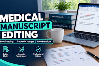 proofread and edit your medical research paper for journal submission