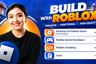 build full roblox game from scratch, roblox game developer, roblox scripting