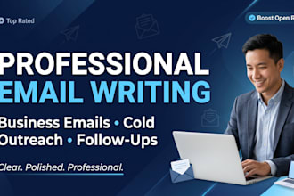 write professional business emails and follow ups