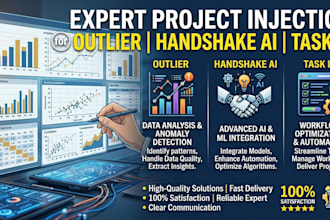 do project injection for outlier, handshake ai and task it