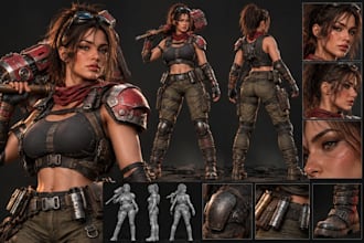 unreal engine daz 3d realistic character 3d game character modeling animation