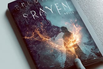design fantasy book cover or book cover