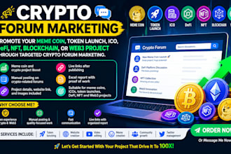 promote your meme coin with crypto forum marketing