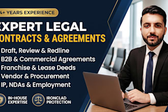 draft and review commercial legal agreements