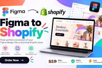 figma UI designs into a responsive shopify store