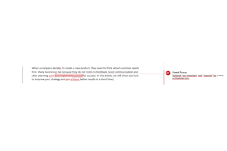 proofread and edit your text, article, or document for grammar and flow