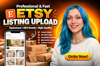 create SEO optimized etsy listings