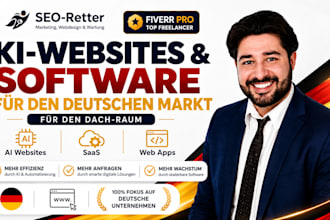 develop custom ai websites and software for the german market