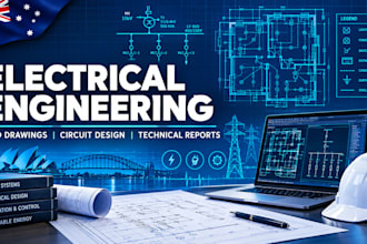 nsw, vic, wa electrical engineering design, cad drawings, and technical reports
