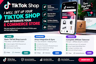 set up your tiktok shop and integrate your e commerce store