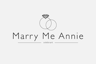 design unique modern wedding marry logo and monogram