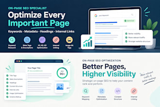 optimize your website pages with on page SEO