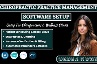 setup chiropractic practice management software via chirotouch platinum system
