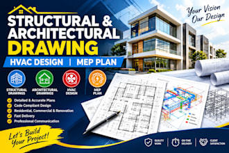 structural and architectural drawing hvac design mep plan in nevada wyoming utah