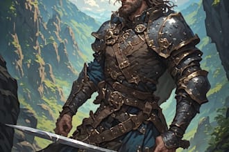 draw dnd character portraits and full body art
