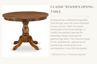 write product descriptions for funiture and home decor