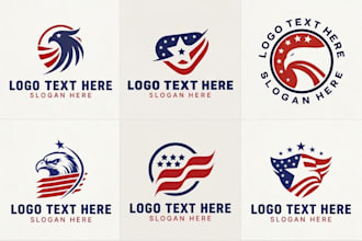 design a awesome patriotic and political logo