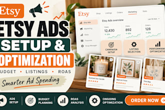 set up manage and optimize your etsy ads campaign