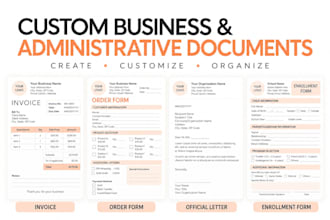 create custom business and administrative documents