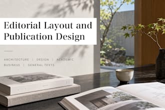 design polished layouts for articles, reports, brochures, and portfolios