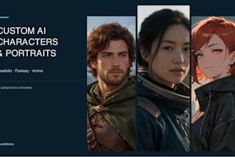 create custom ai character images and portraits