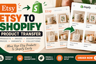 migrate etsy products and listings to your shopify store