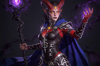 make a amazing dnd party d and d character for you