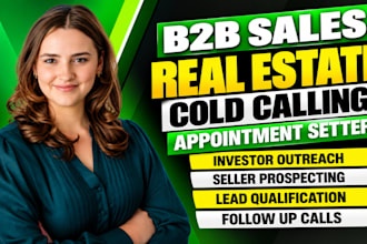b2b sales cold calling real estate appointment setter real estate cold calling
