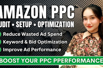 audit, setup, and fix amazon PPC sponsored ads expertly