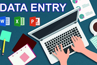 do fast and accurate typing, encoding, or data entry jobs