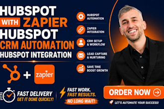 connect hubspot with zapier hubspot CRM automation hubspot integration