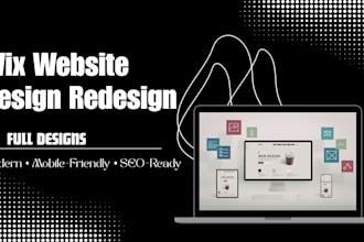 build wix website design, wix website redesign, redesign wix website create wix
